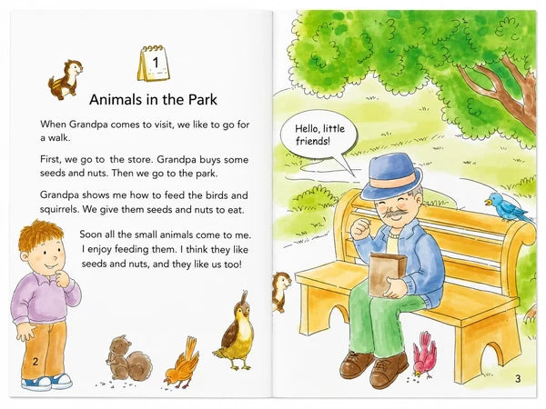 One Story A Day for Beginner Readers (Age 4+) Book 2 for February