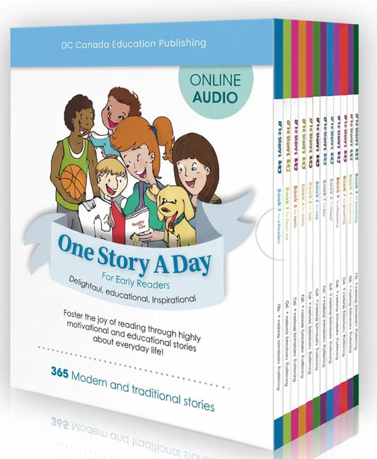 One Story A Day For Early Readers - 12 Books box set With Audio Stories-Distract your Child from Mobile phones (Age 5+)