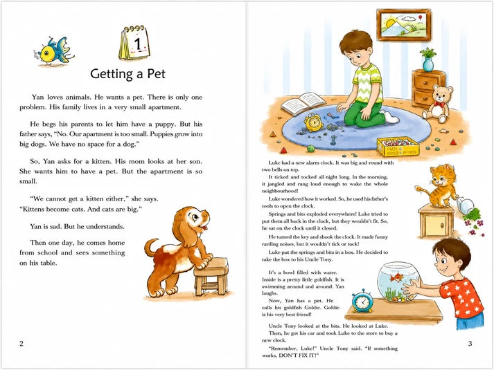 One Story A Day for Early Readers (Age 5+) Book 2 for February